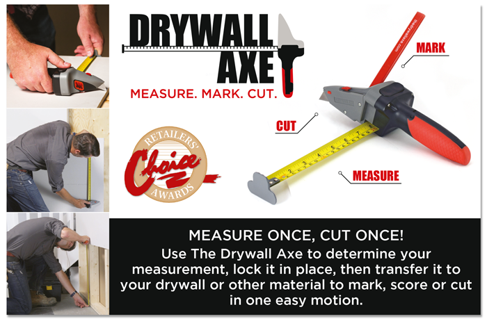 Drywall Axe Print Ad